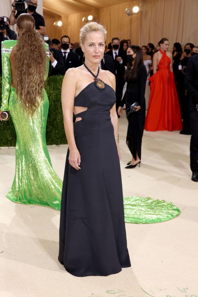 Gillian Anderson en la Gala MET 2021