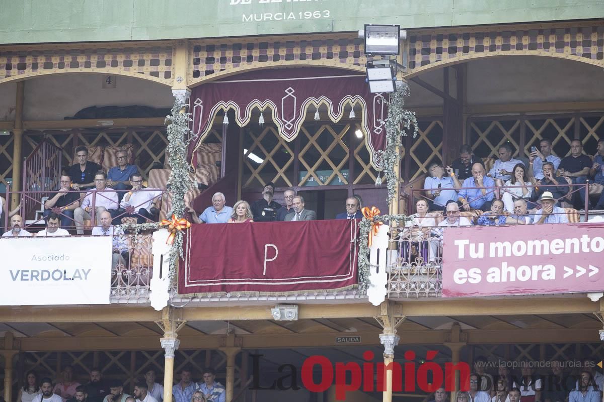 Cuarta corrida en la Feria Taurina de Murcia (Castella, Manzanares y Ureña)