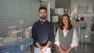 María Jesús Jiménez y Francisco del Pino, padres de Martín nacido prematuro