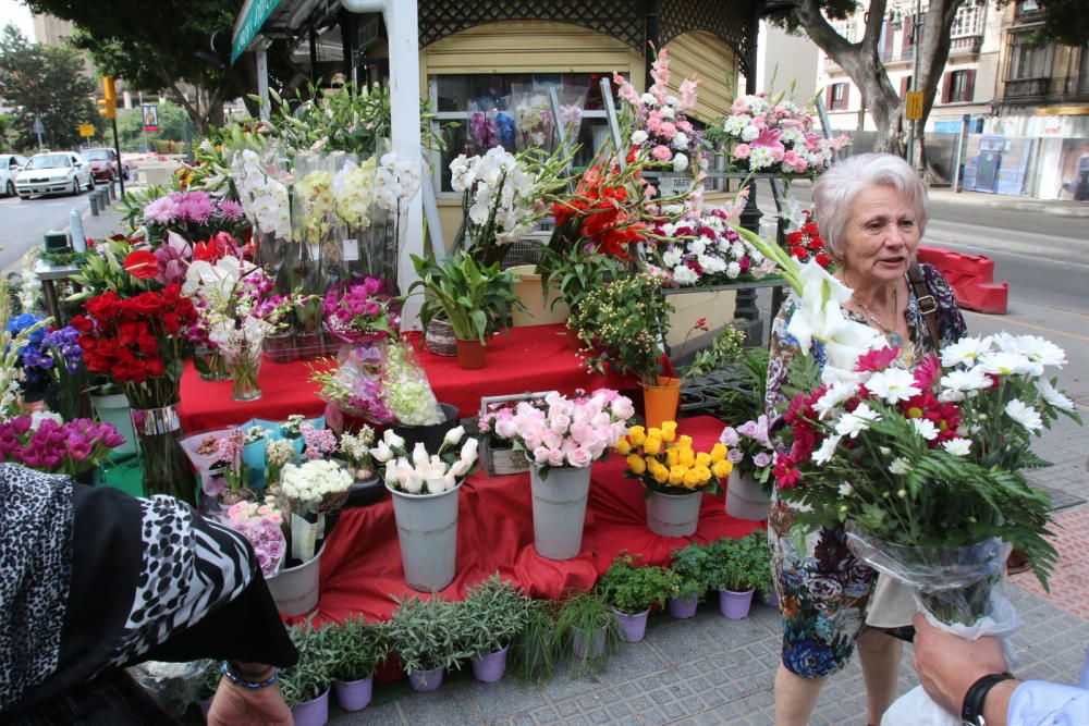 Los malagueños acuden a los cementerios para adecentar y embellecer las lápidas de sus seres queridos.