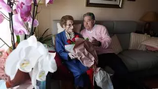 Las 28 vueltas por casa que mantienen en forma a Carmen a sus 106 años
