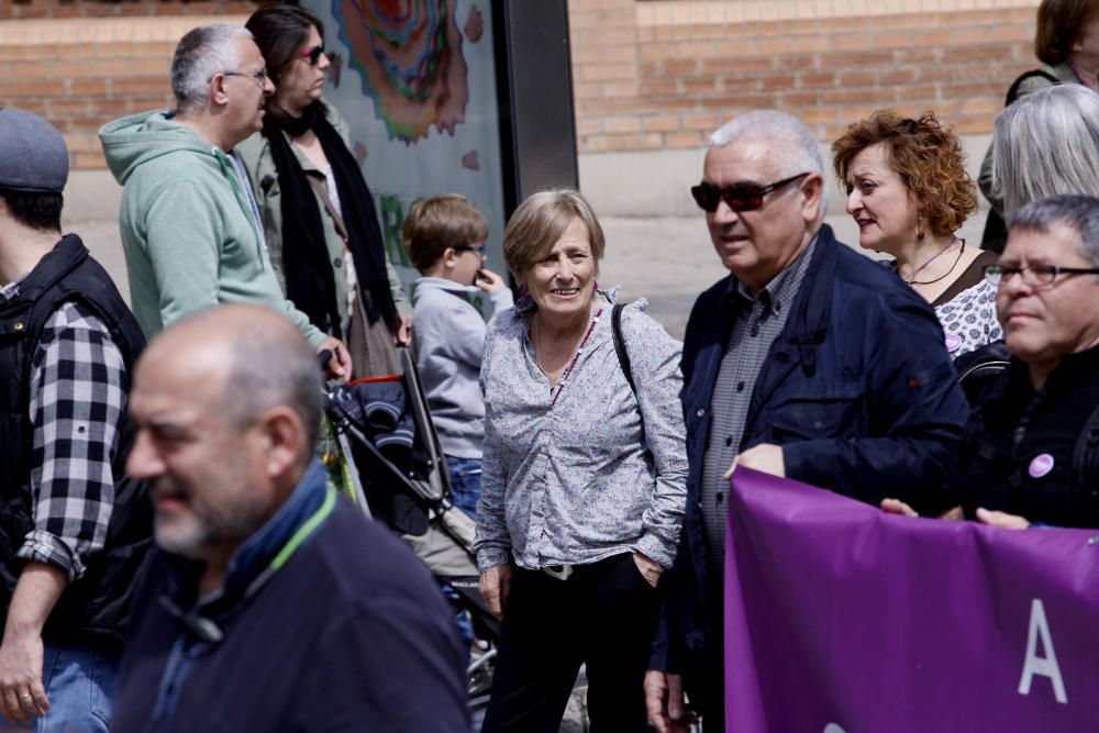 Manifestació del primer de maig a Girona