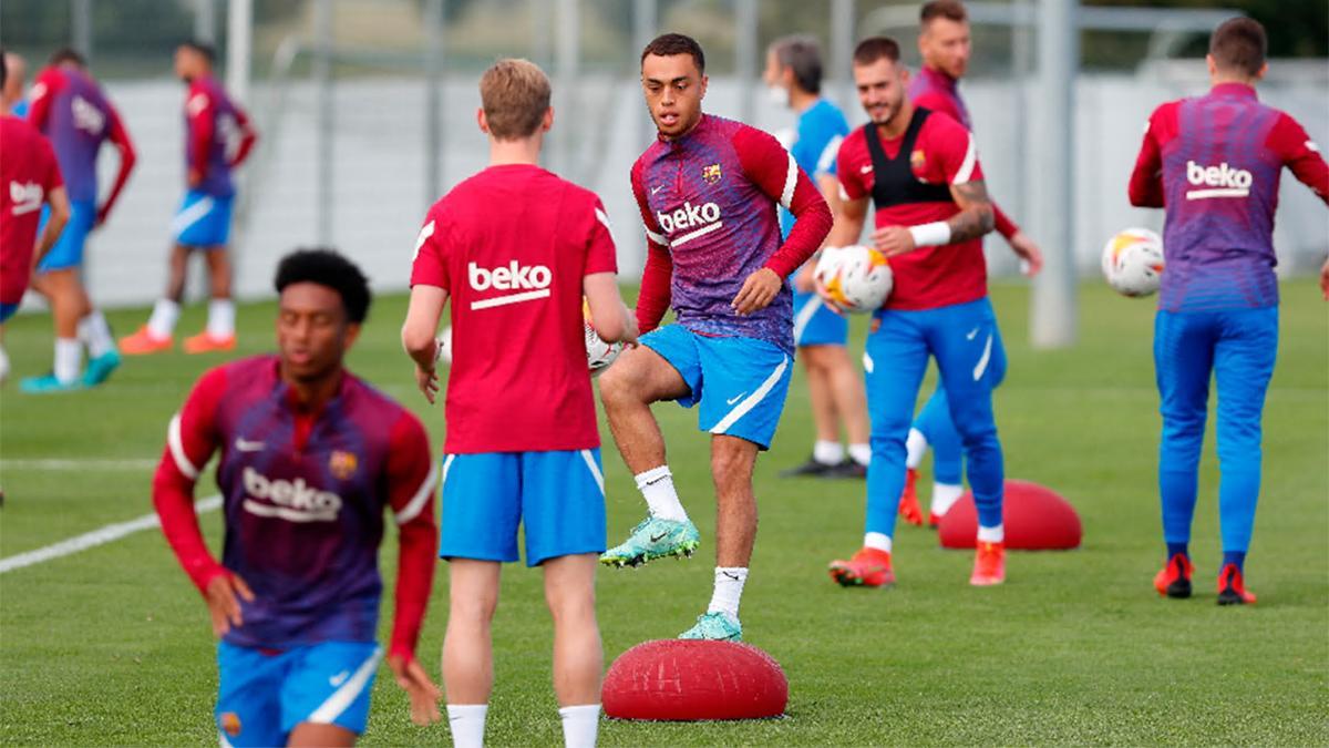 Dest, durante un entrenamiento