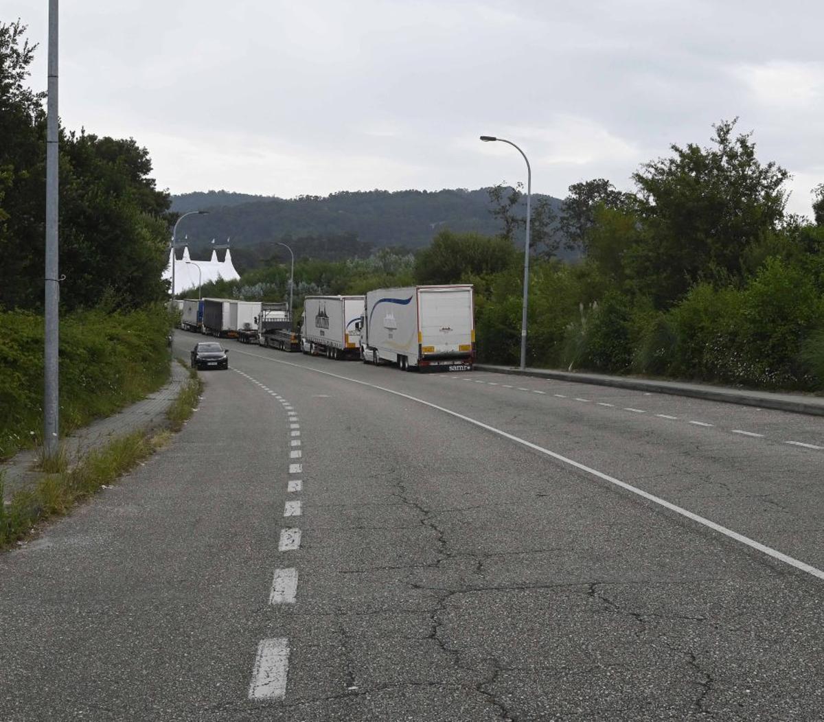 Terrenos de A Rúa afectados por la modifiación puntual.