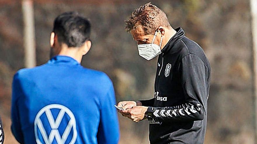 Luis Miguel Ramis, en un entrenamiento dearrollado en El Mundialito.