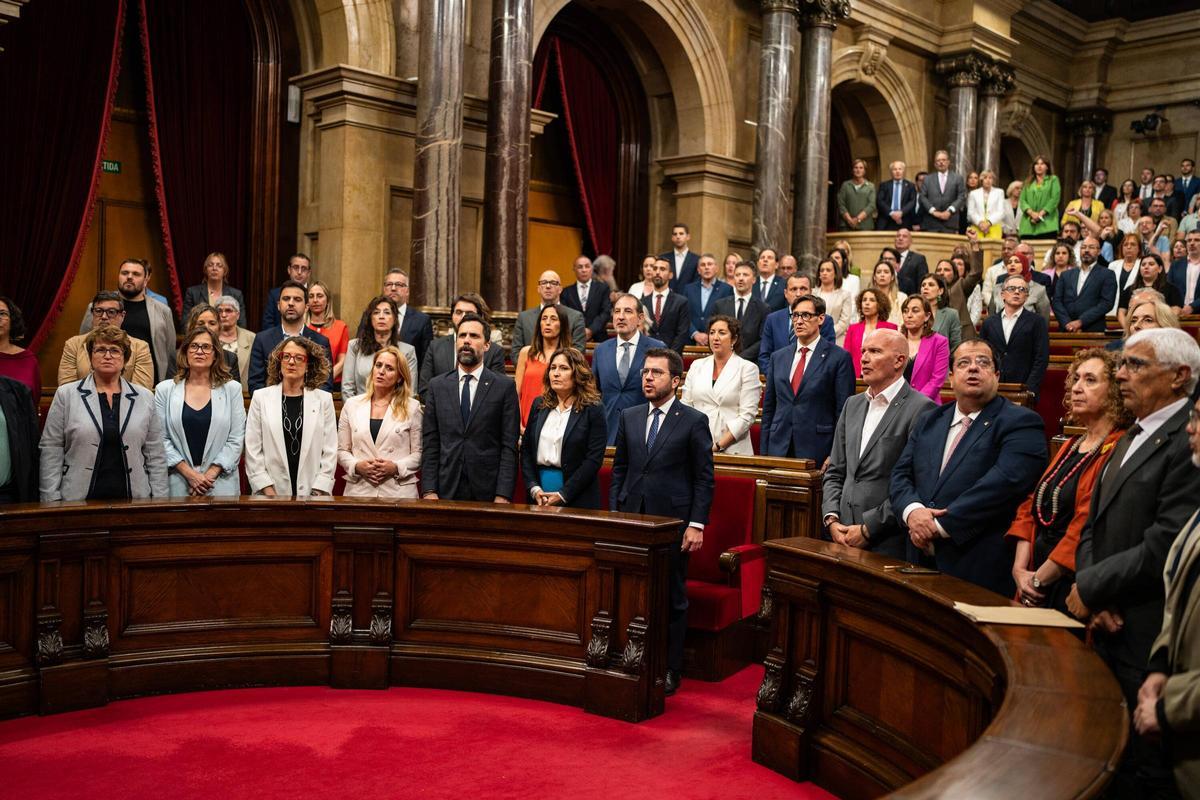 Pleno de constitución del Parlament de Catalunya tras elecciones del 12M