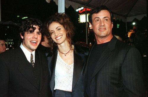 Sylvester Stallone, con Amy Brenneman y Sage Stallone