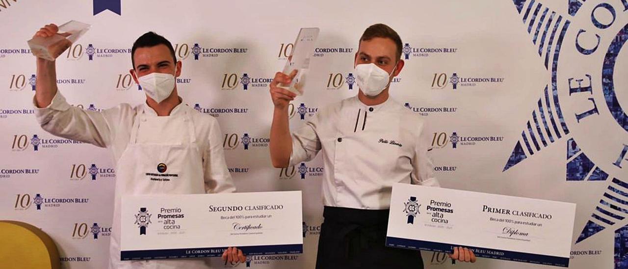 Pablo García Llorente, durante la prueba en Le Cordon Bleu.