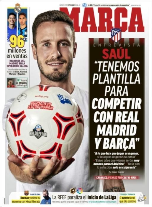 Portada MARCA miércoles 9 septiembre 2020