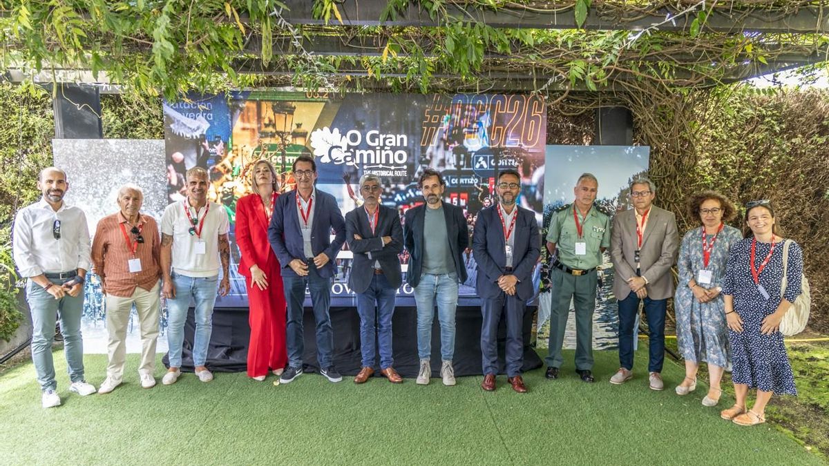 Acto de presentación oficial del acuerdo entre O Gran Camiño y BYD Motor