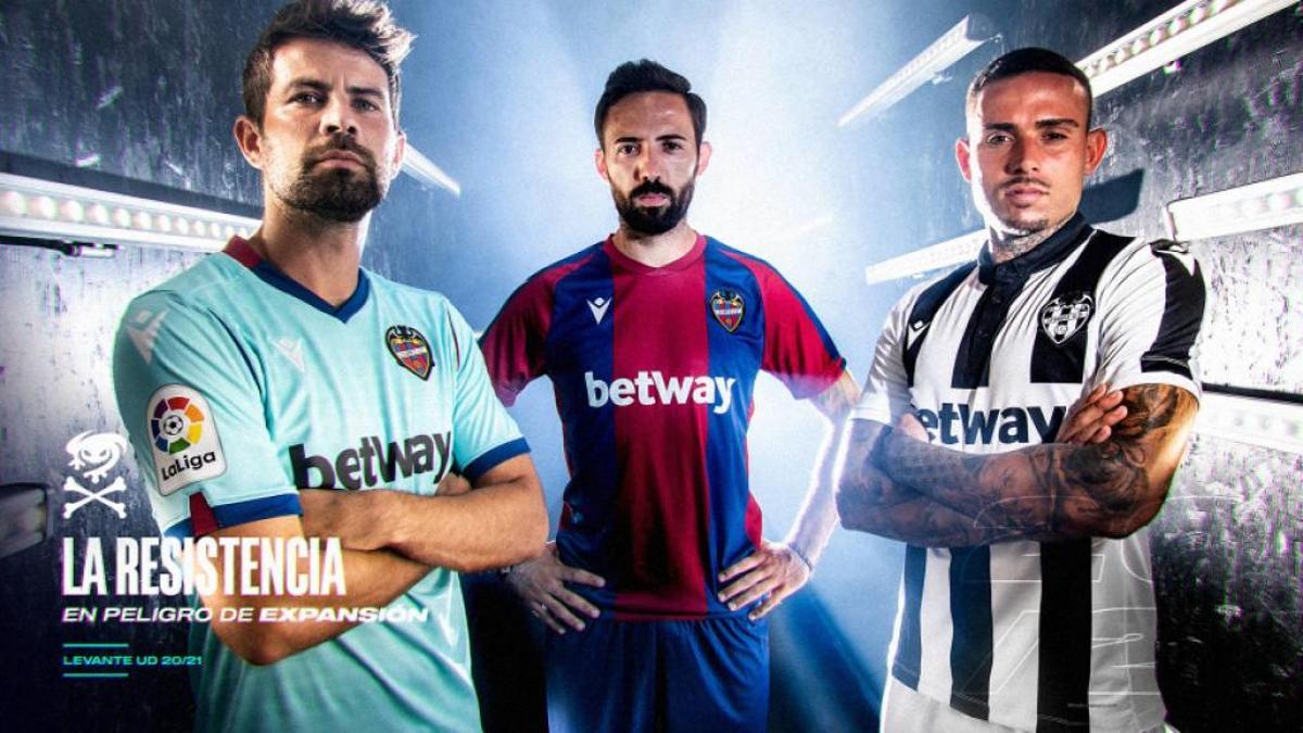 Mira las nuevas camisetas del Levante UD para la 2020/2021