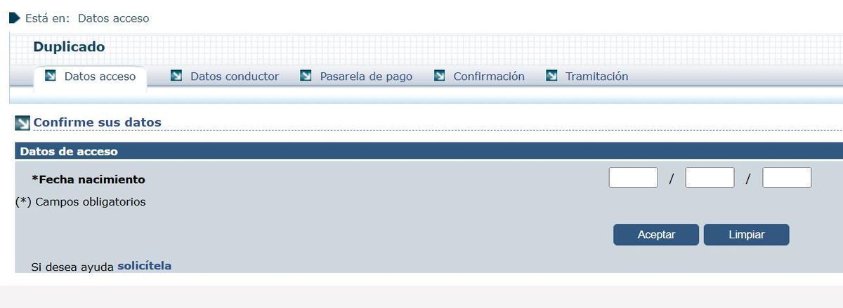 El duplicado del carnet de condcuir se puede solicitar a través de la sede electrónica de la DGT.