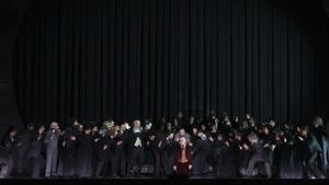 Una representación reciente de la ópera ’La nariz’, de Dmitri Shostakóvich, en el Teatro Real. 