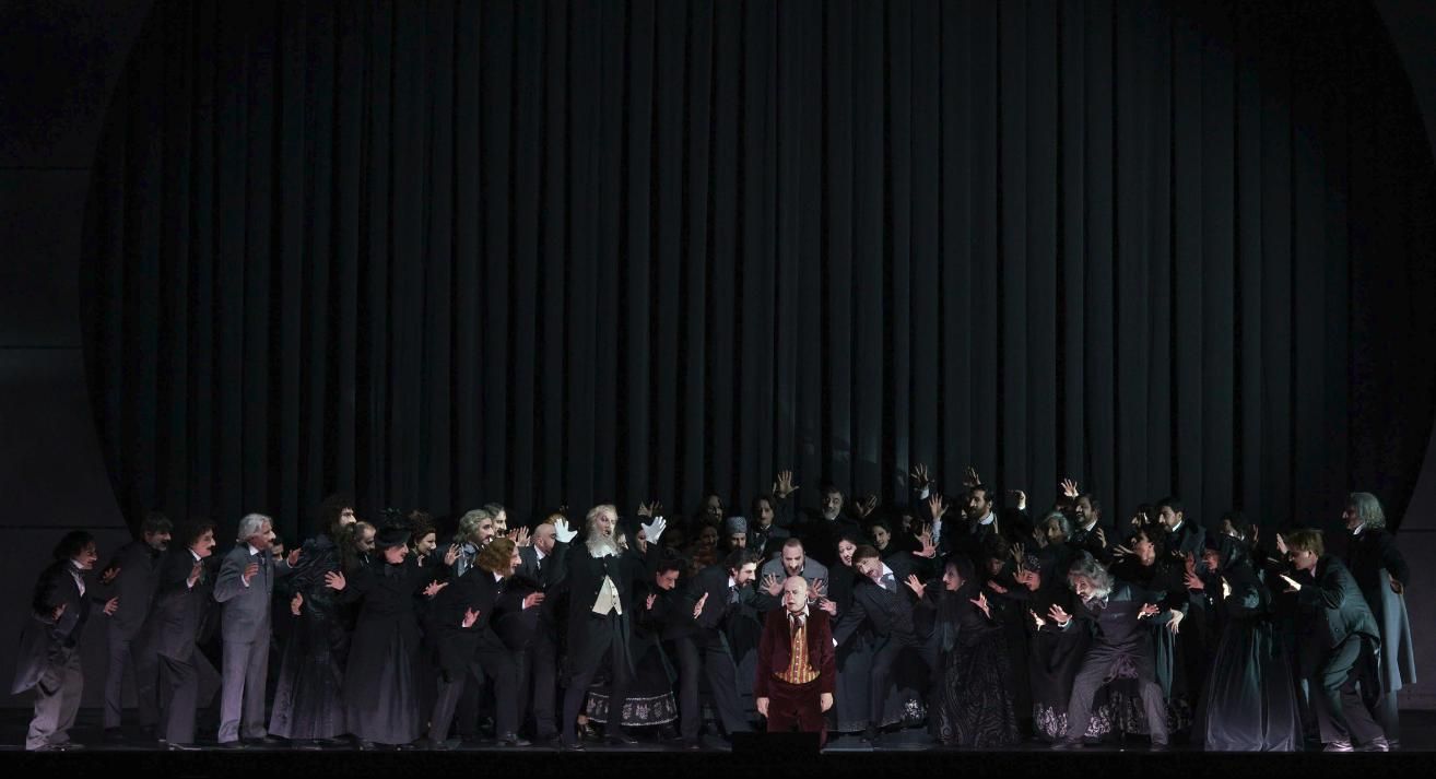 Una representación reciente de la ópera 'La nariz', de Dmitri Shostakóvich, en el Teatro Real.