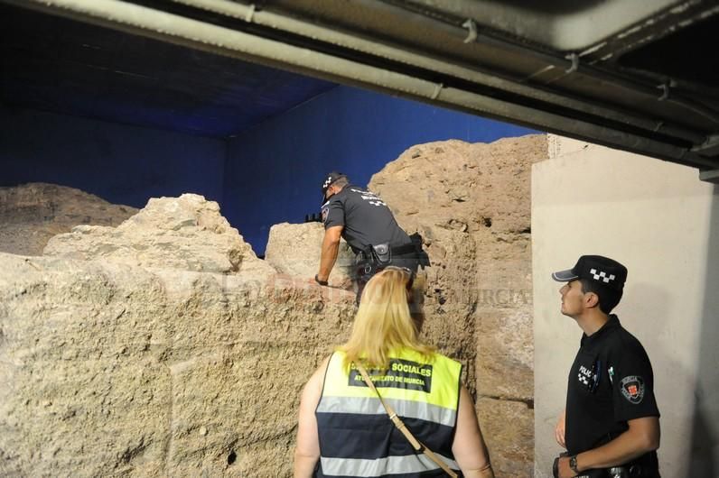 Desalojan al presunto violador del parking de la Glorieta