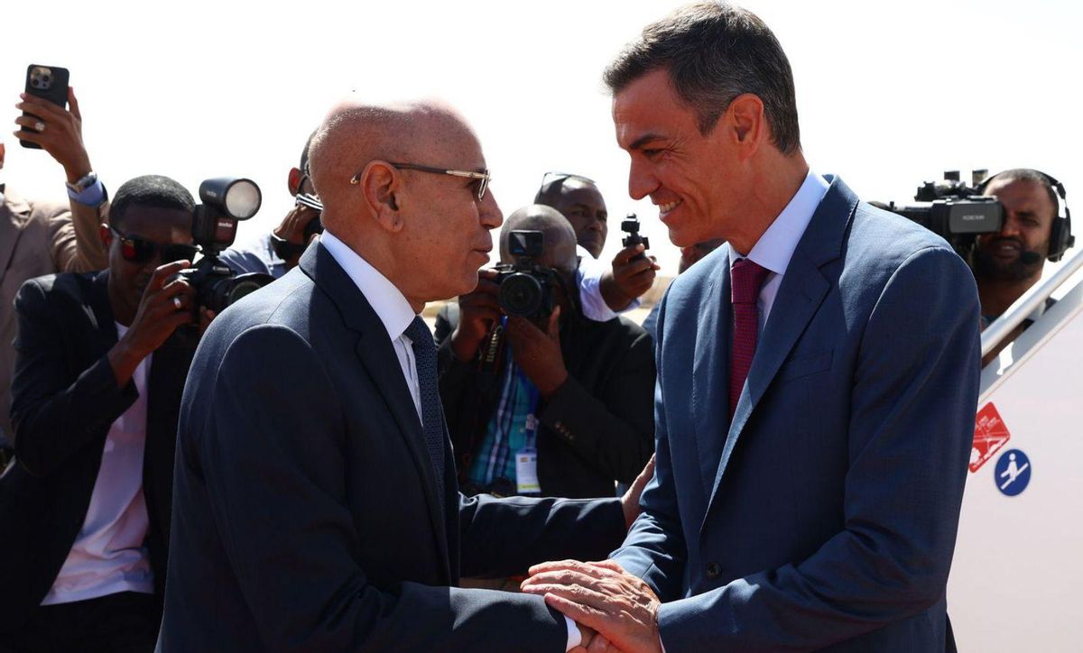Sánchez aposta des de Mauritània per la immigració "segura i ordenada" Sánchez aposta des de Mauritània per la immigració "segura i ordenada"
