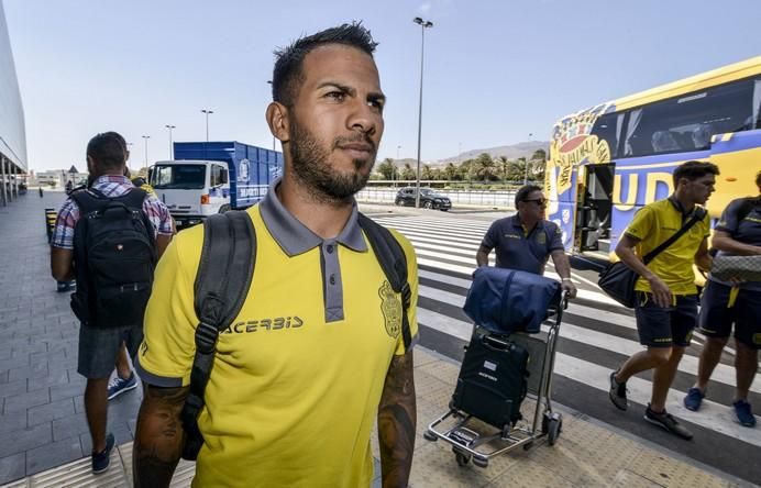 10/09/2017 TELDE. Salida de la UD Las Palmas hacia Malaga para disputar el lunes 11 de Septiembre 2017 la tercera jornada del campeonato de liga 2017/18 FOTO: J.PÉREZ CURBELO