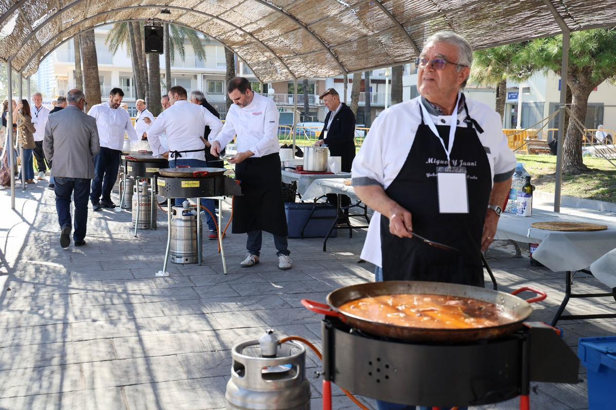Numerosos cocineros se dieron cita en el concurso.