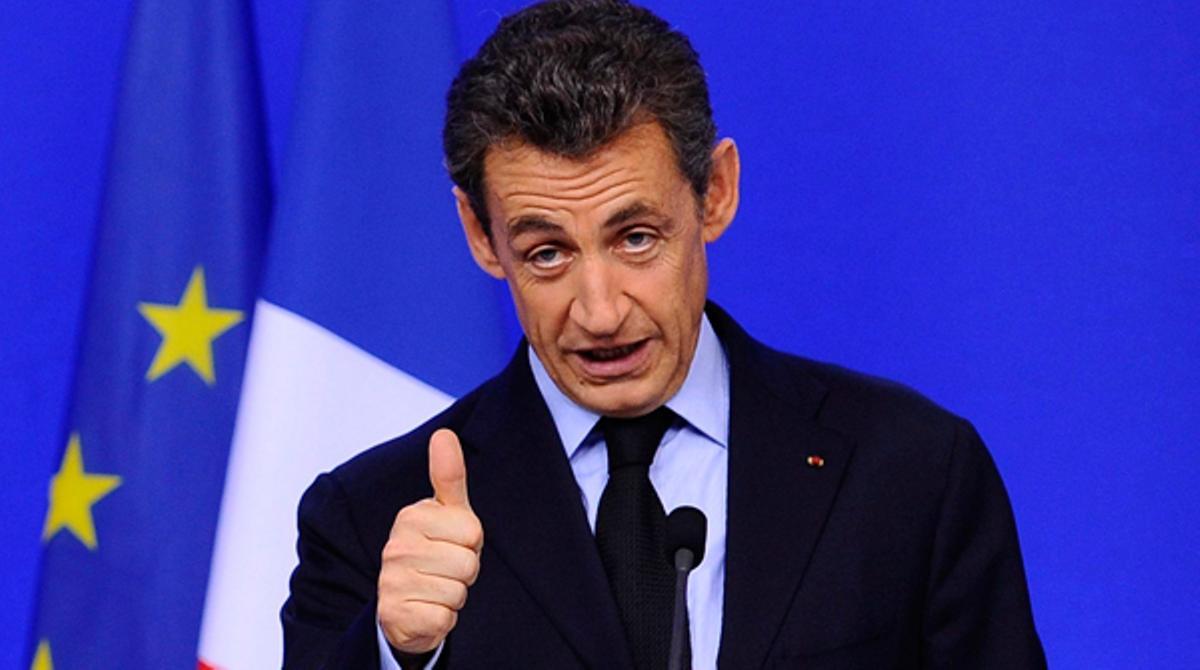 El president francès, Nicolas Sarkozy, ha dit en una roda de premsa que Espanya ha deixat d’estar a l’ull de l’huracà de la crisi europea gràcies a la tasca de Govern i oposició.