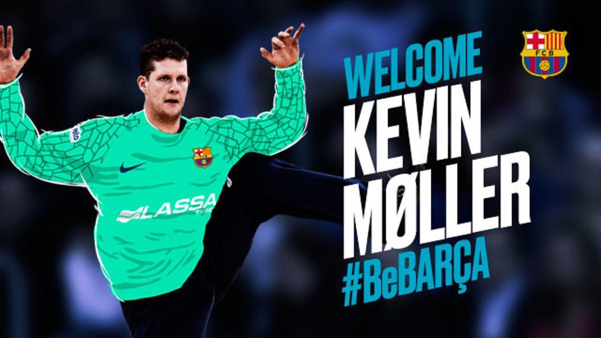 Kevin Möller, nuevo portero del Barça de balonmano