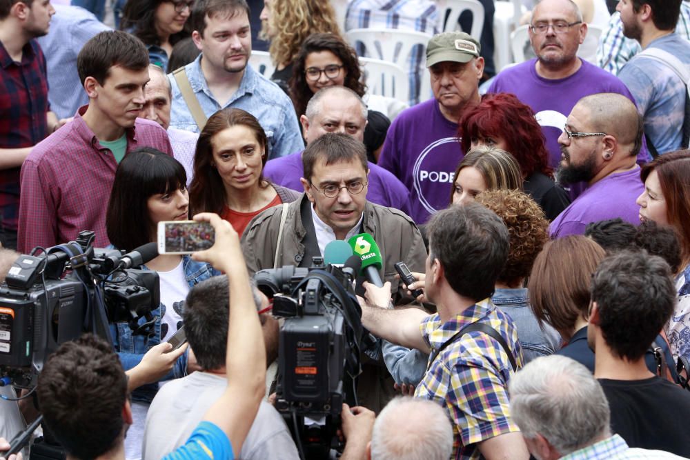 Mitin de Monedero en Torrent