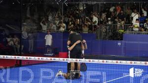 Bela y Coello celebran su triunfo ante Galán y Lebrón