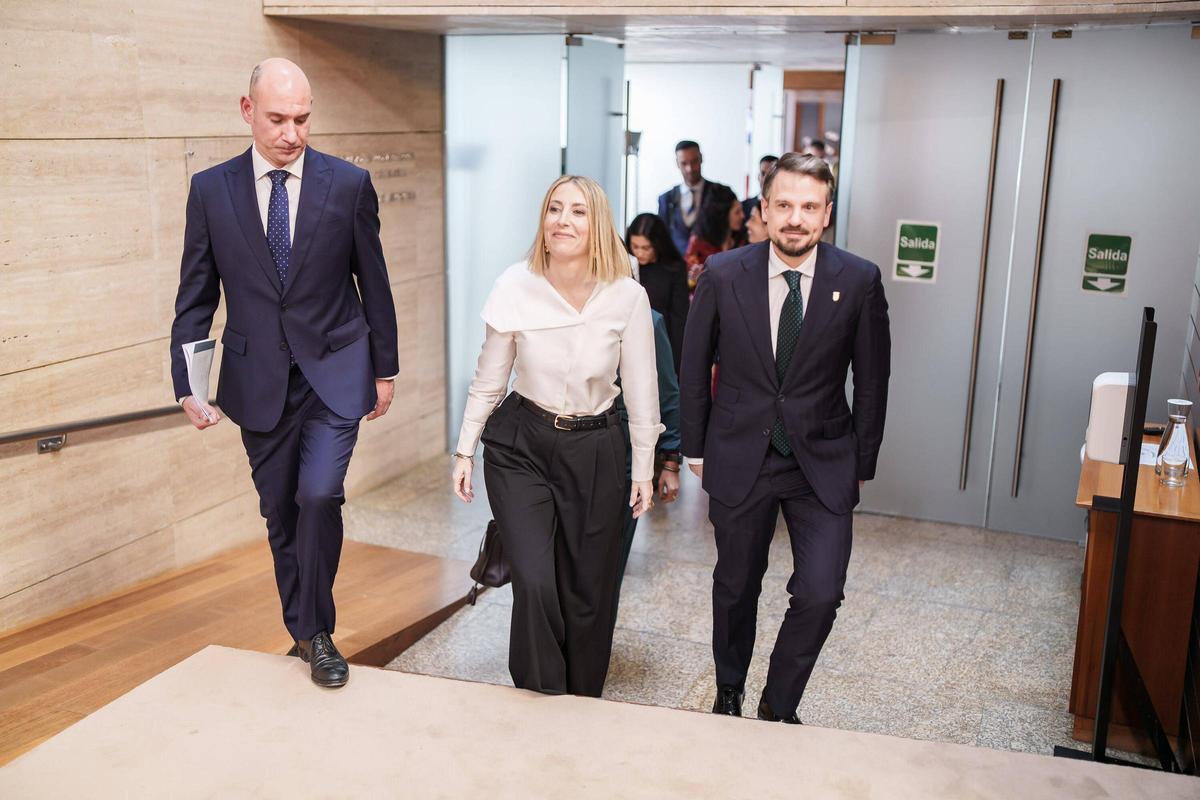 Debate de investidura de María Guardiola, presidenta en funciones de la Junta de Extremadura.