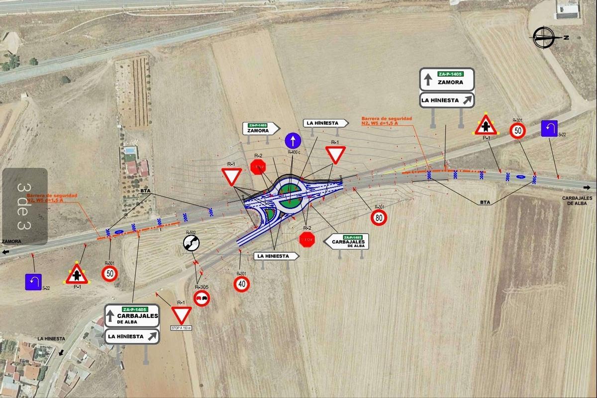 Mejora de los accesos a La Hiniesta