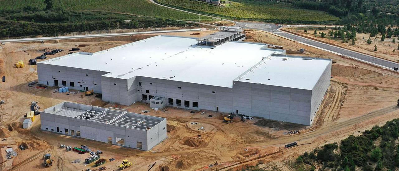 Estado actual de las obras de construcción de la futura planta de Albo, en la Plisan.