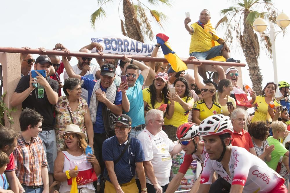 Llegada a Alicante de la tercera etapa de la Vuelta