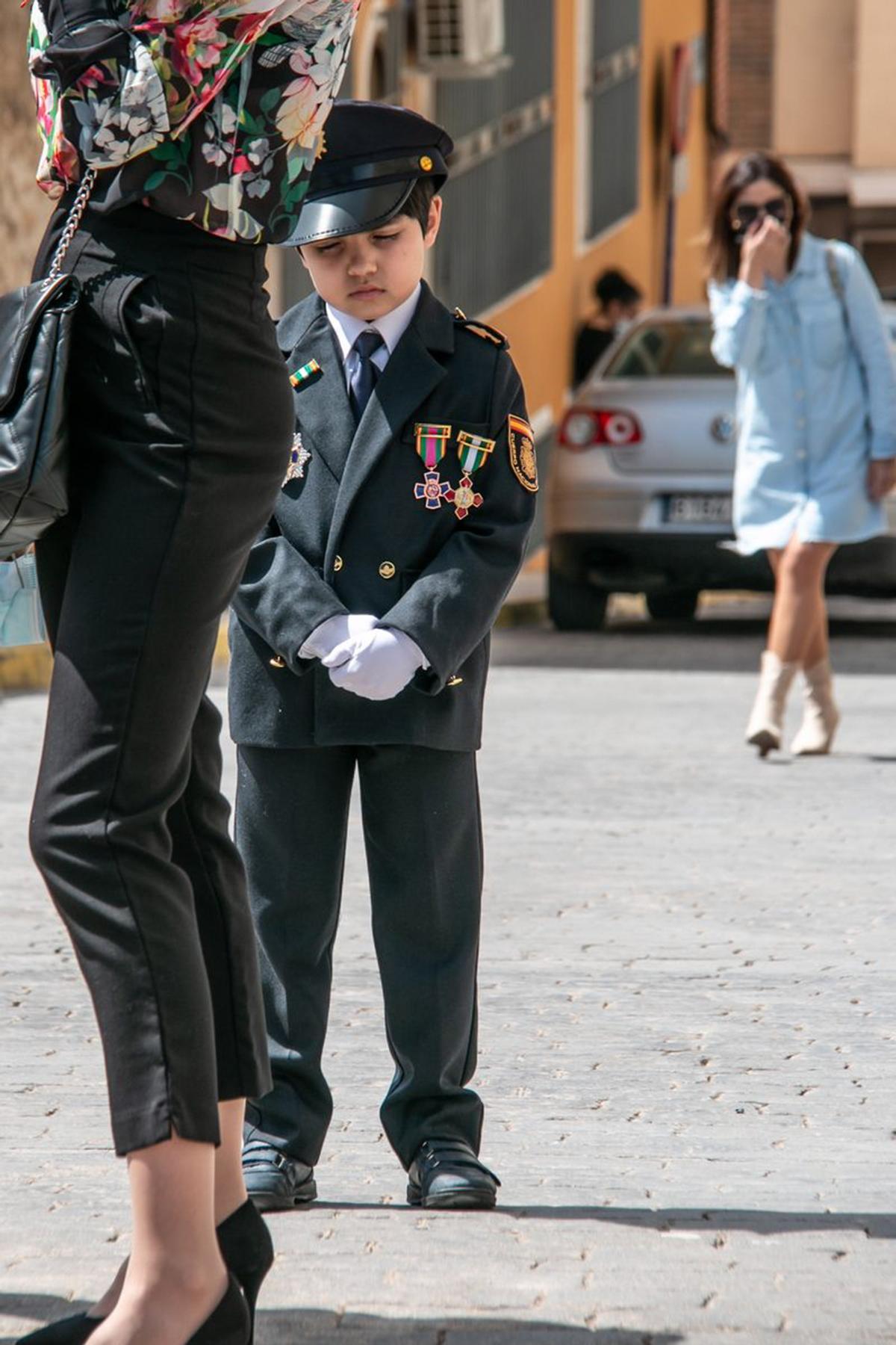 Desfile procesional de los alumnos del colegio Diocesano Oratorio Festivo de Orihuela