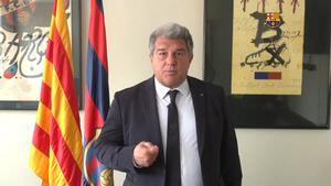 Laporta va con todo contra el arbitraje del Clásico