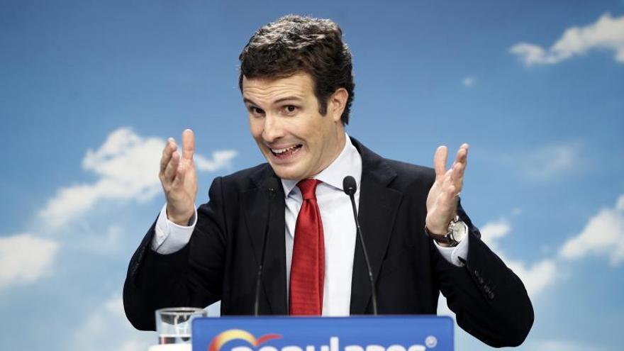 El líder del Partido Popular, Pablo Casado.