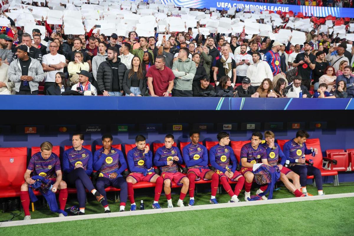 Las mejores imágenes del Atlético - Barça de Champions League