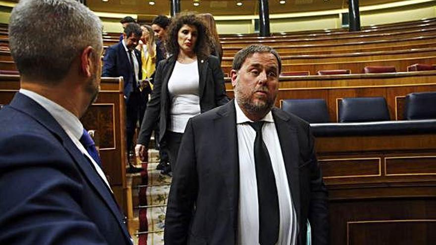 El president d&#039;ERC, Oriol Junqueras, al Congrés dels Diputats