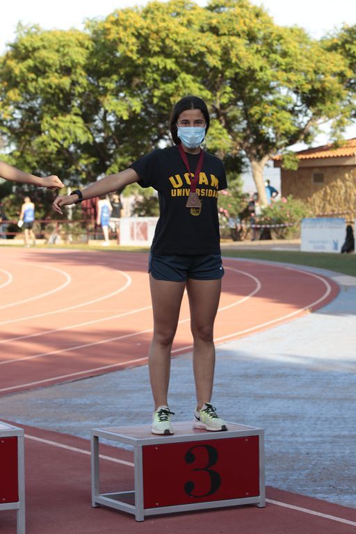 Campeonato regional de atletismo. Primera jornada