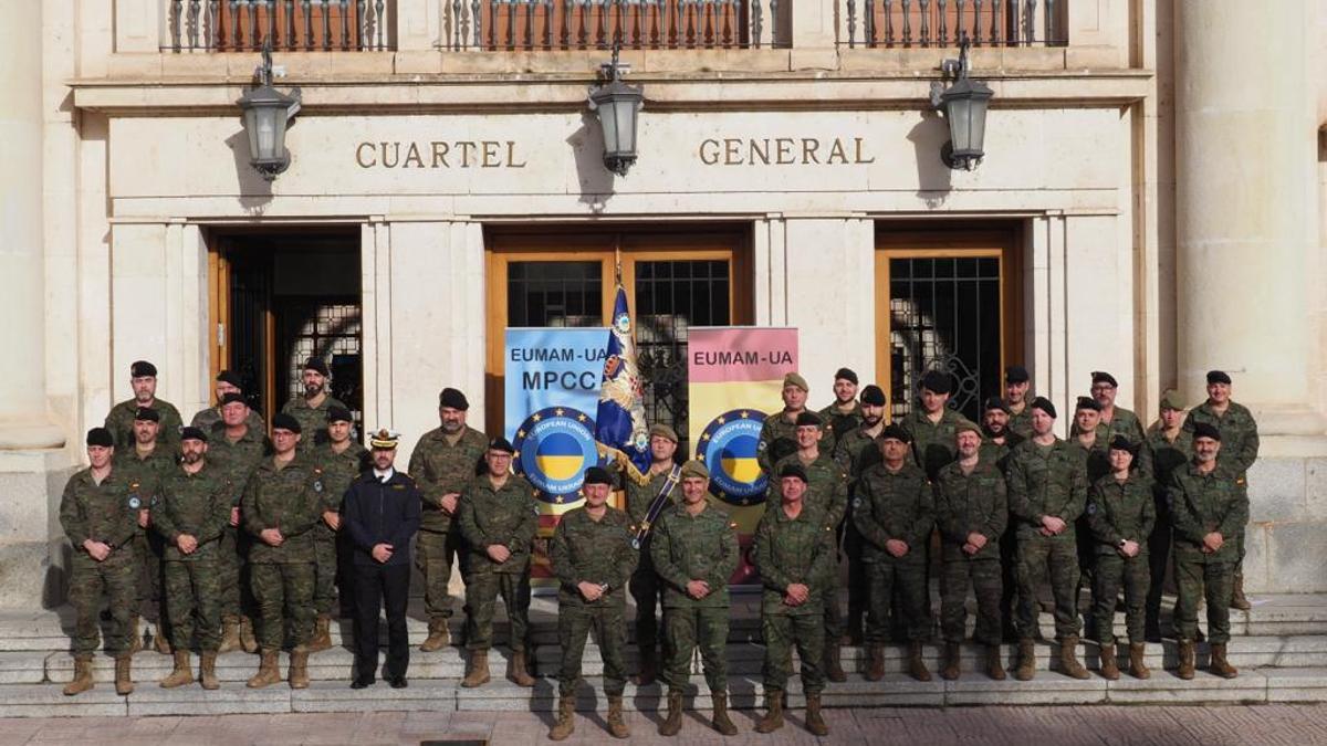 Relevo en el mando de la misión española de apoyo a las Fuerzas Armadas de Ucrania.