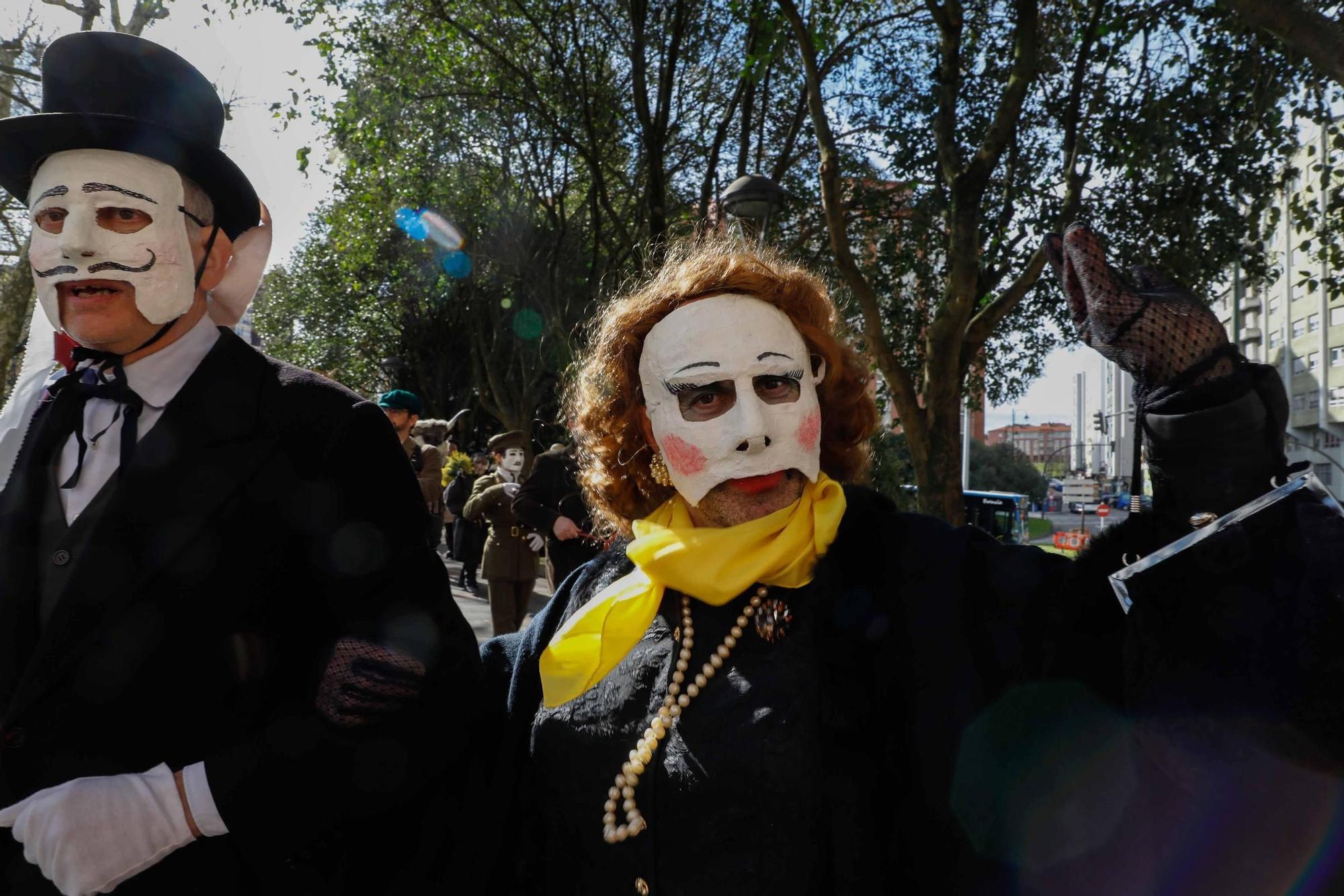 EN IMÁGENES: El Antroxu tradicional en Avilés