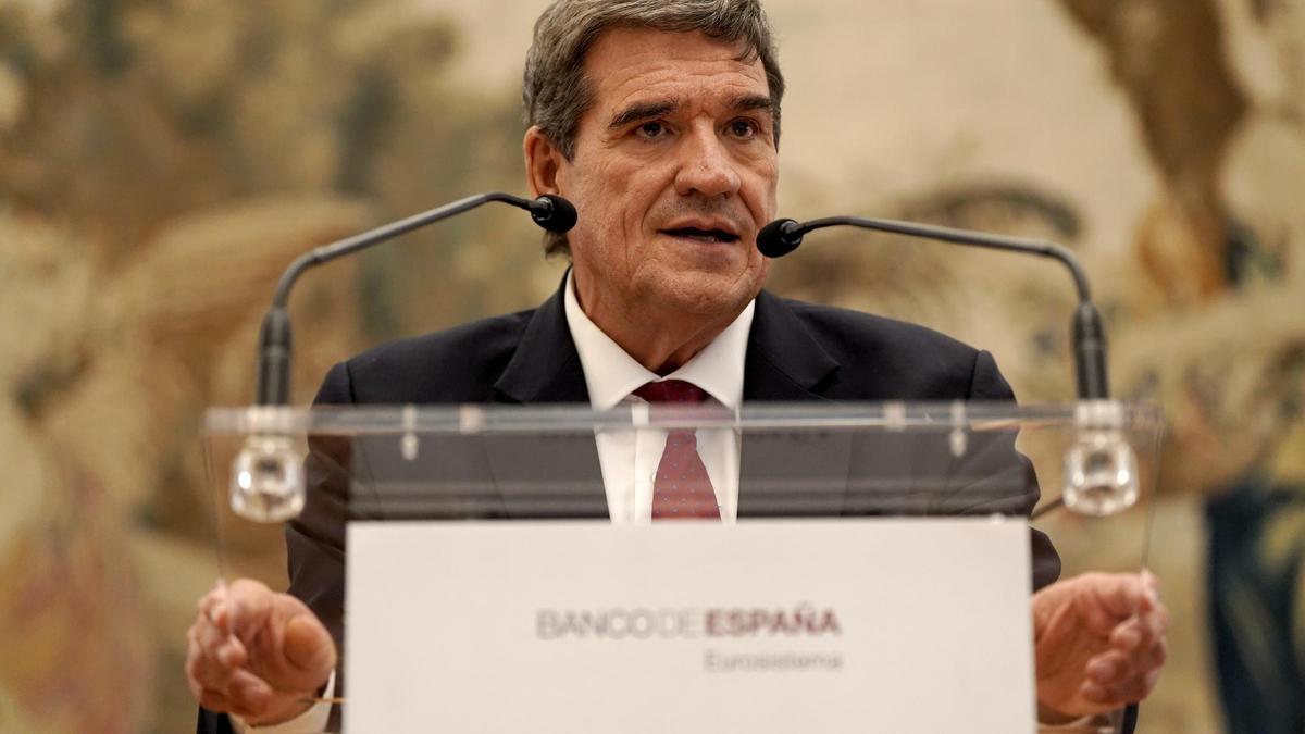 El gobernador del Banco de España explica la decisión de tipos del consejo de gobierno del BCE