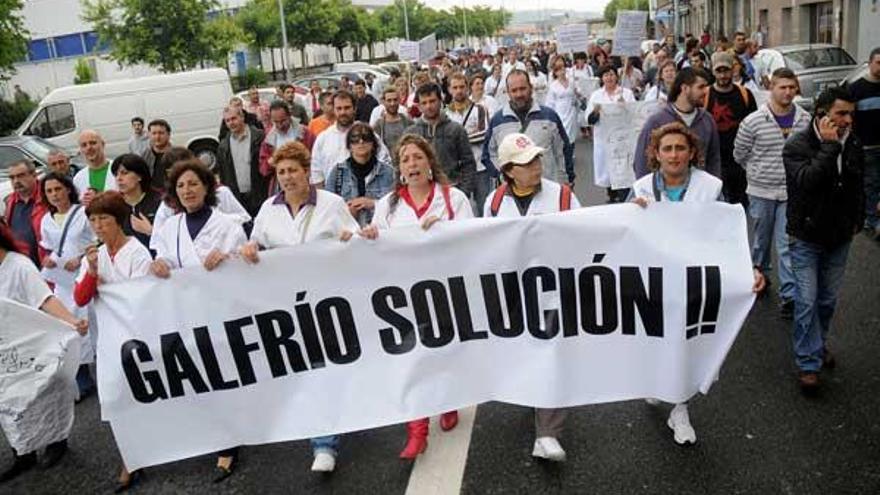 Los trabajadores de Galfrío y del metal reclaman juntos una salida a sus conflictos