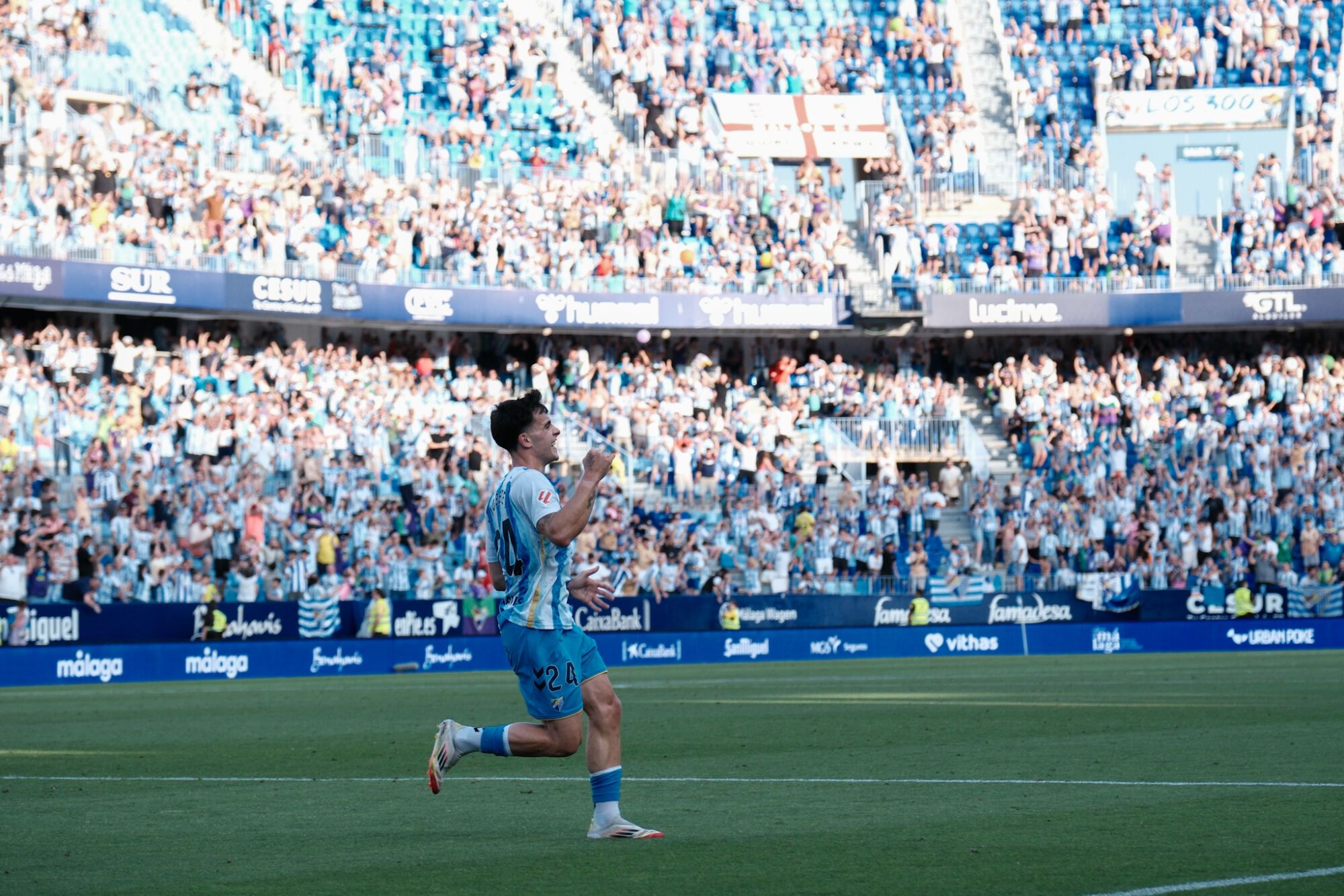 Málaga CF - Burgos CF. Jornada 42, Liga Hypermotion