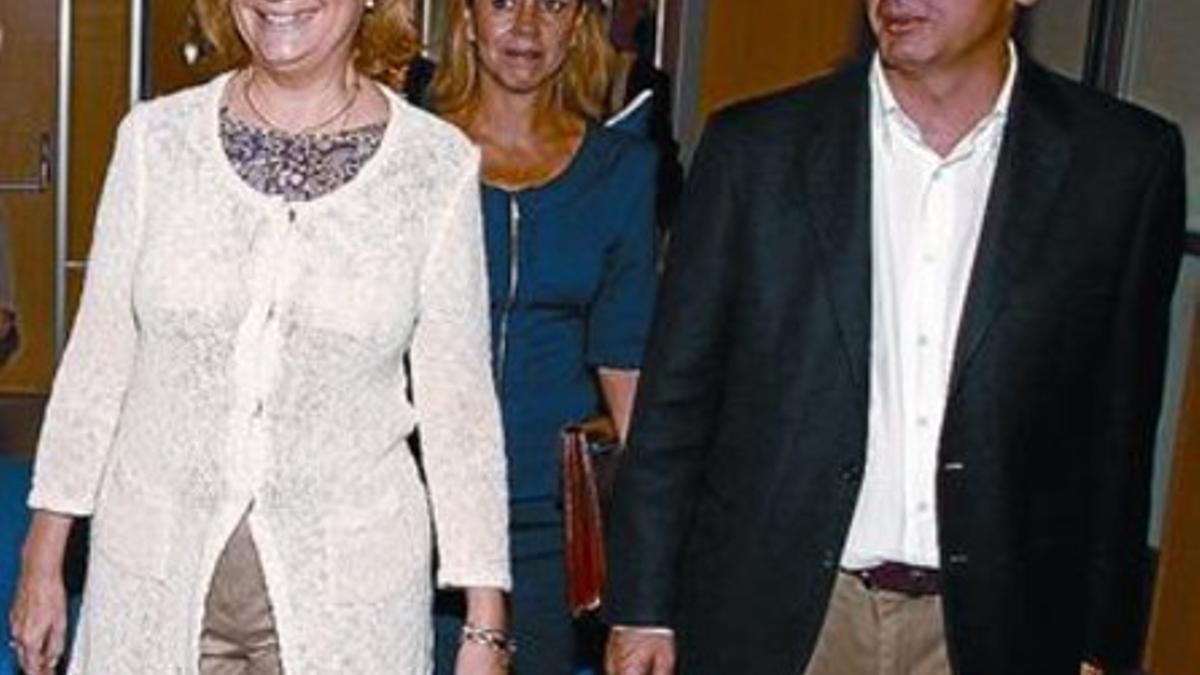 Luisa Fernanda Rudi, Dolores de Cospedal y Alberto Ruiz-Gallardón.