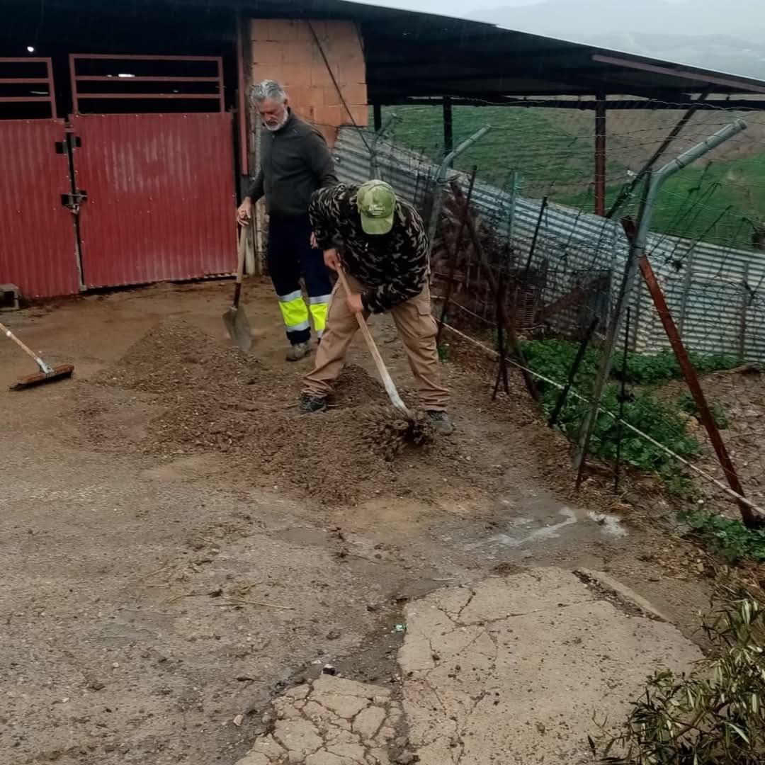 Daños por las lluvias en Ardales