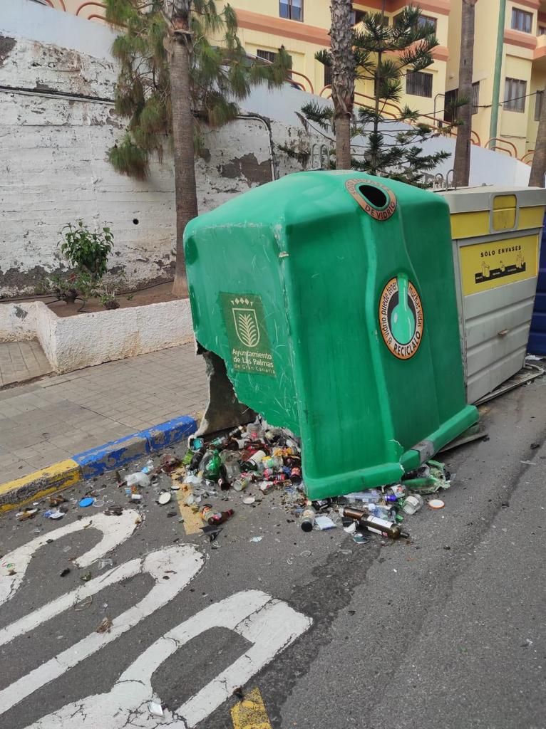 Accidente de un conductor borracho y drogado en Las Palmas de Gran Canaria (15/08/22)
