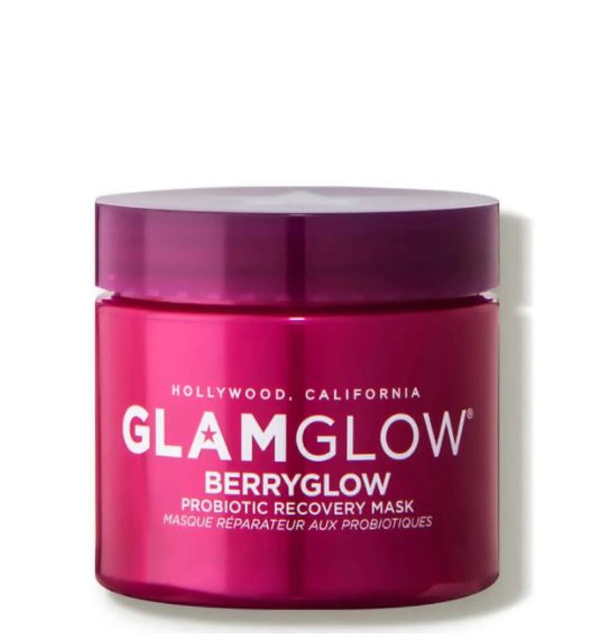 Mascarilla reconstituyente probiótica Berryglow de GLAMGLOW