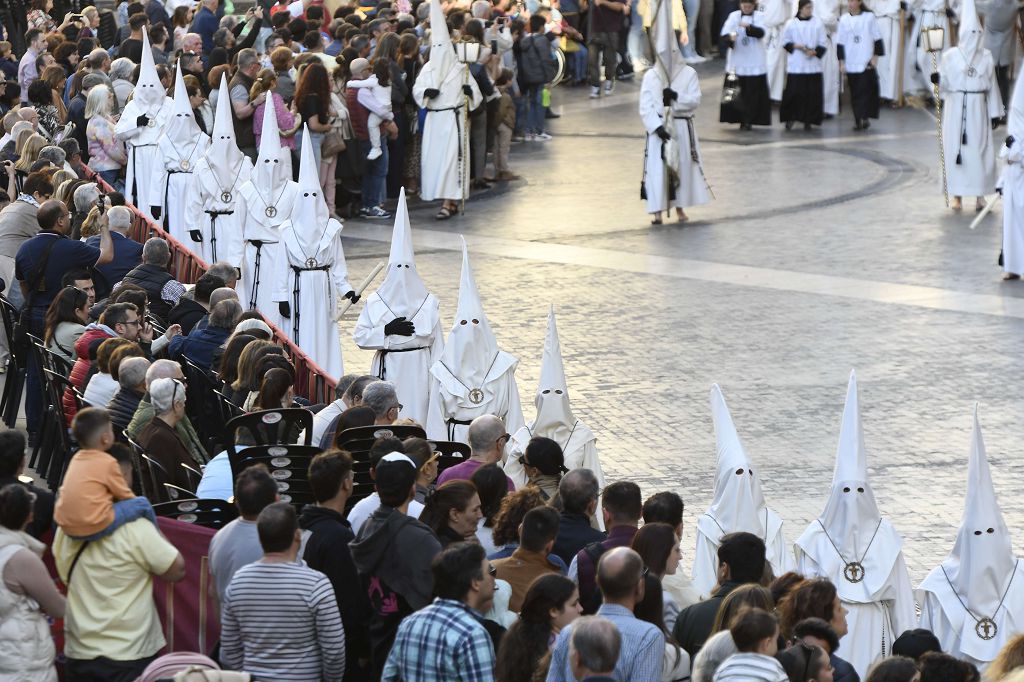 Procesión del Cristo Yacente el Sábado Santo en Murcia