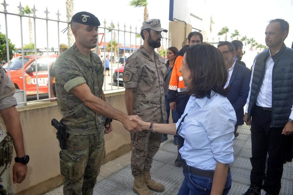 Visita de la ministra de Defensa a Los Alcázares