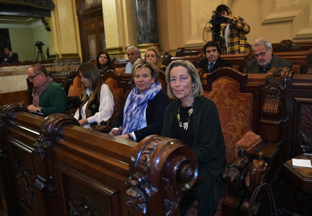 Pleno municipal en A Coruña (4/12/17)