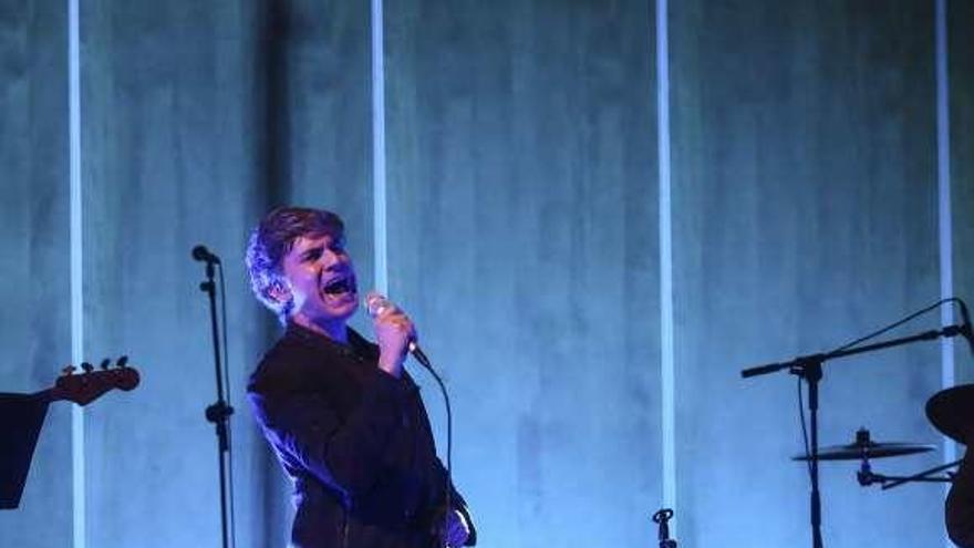 Nando Agüeros, durante un concierto.