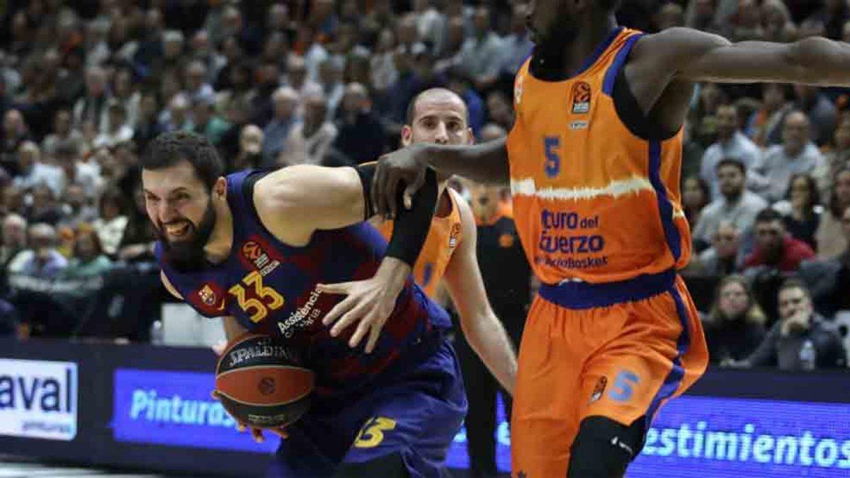 Mirotic, durante el partido contra el Valencia Basket